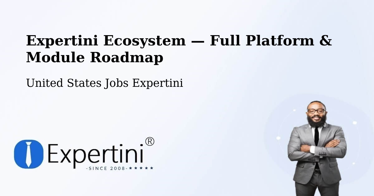 Expertini Ecosystem — Full Platform & Module Roadmap – Westfield