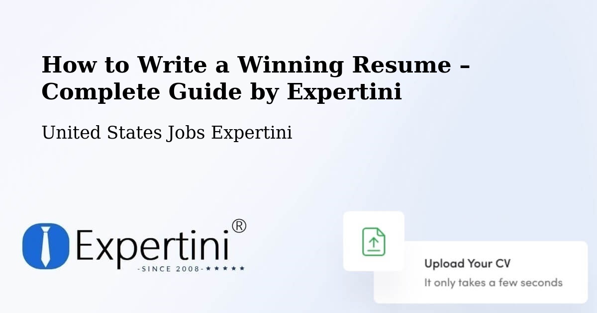 Resume Writing Guide for Job Seekers – Westfield - Westfield, United States Jobs Expertini